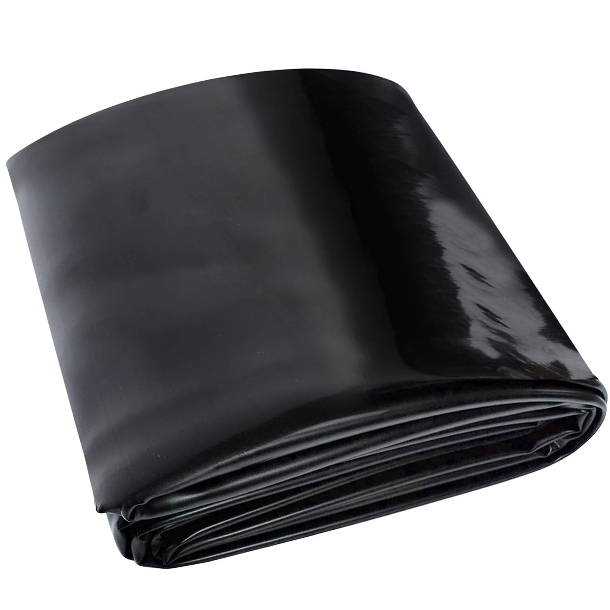 Adroiteet pond liner 14x14 application demonstrates durable HDPE protection for outdoor ponds.
