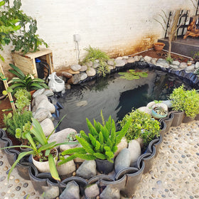 Adroiteet pond liner protects water quality by isolating soil contaminants