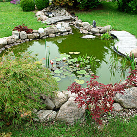 Adroiteet waterfall liner demonstrates a smooth surface for simple installation.