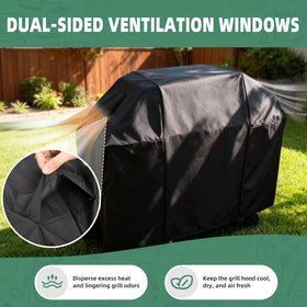 ADTOGA side straps and buckles keep the cover secure in windy conditions