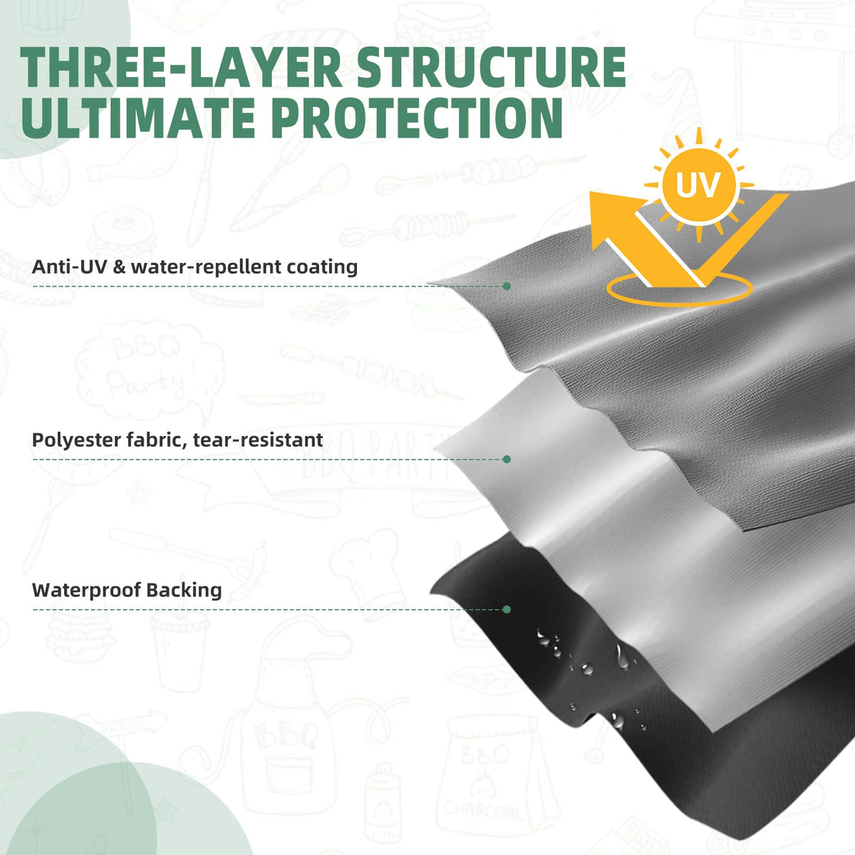 ADTOGA fully-taped seams and double stitching ensure long-lasting durability
