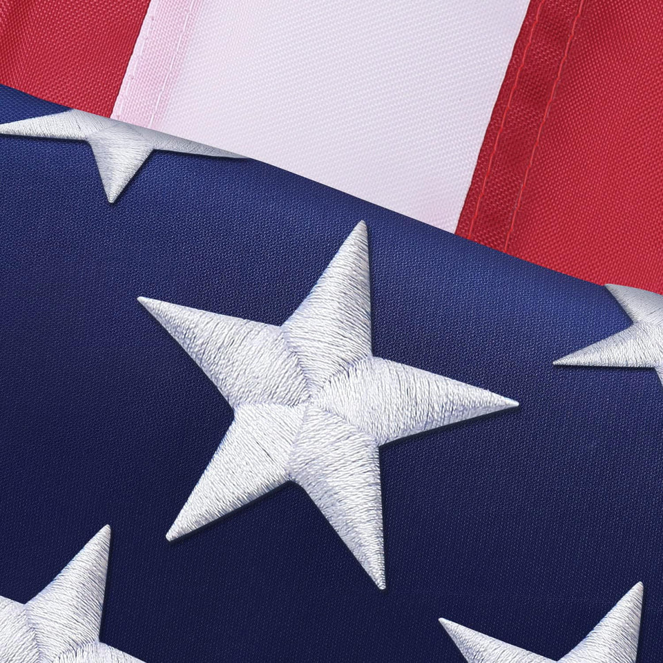 ADVELILD American flag 4x6 outdoor flag displaying patriotic pride in a yard