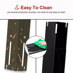 Adviace adjustable heat plates cover diverse grill lengths for flexibility