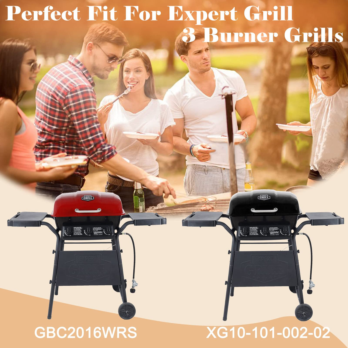 Adviace heat tents for Expert Grill XG10-101-002-02 simplify installation and fit