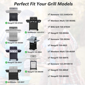 Fits Kenmore 720-0830A for reliable replacement and grilling