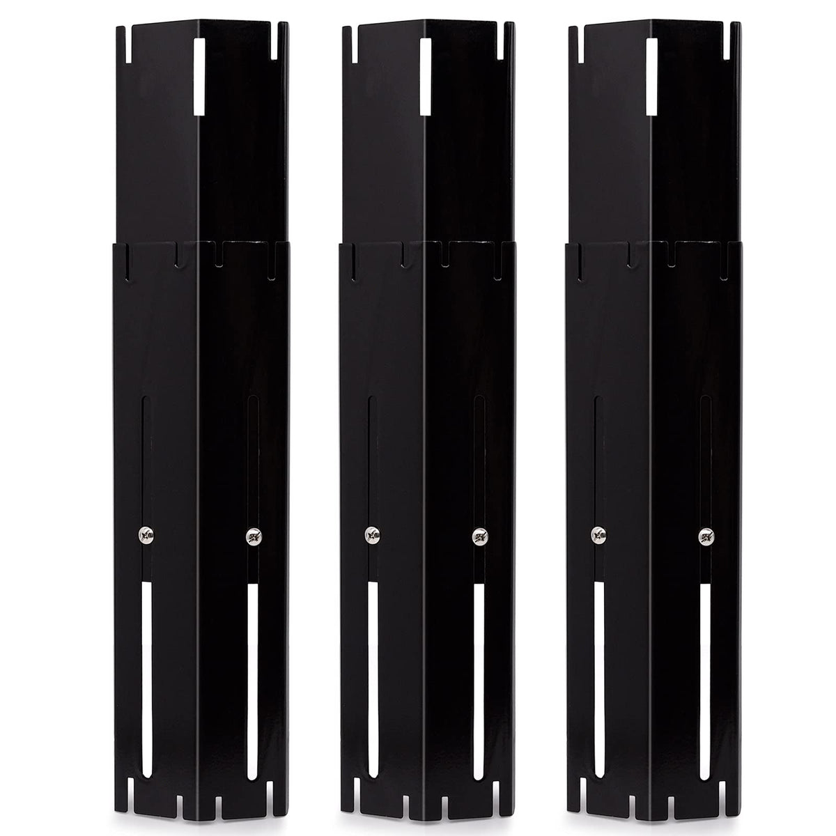 Adviace universal heat plate assembly for flexible length fits many gas grills