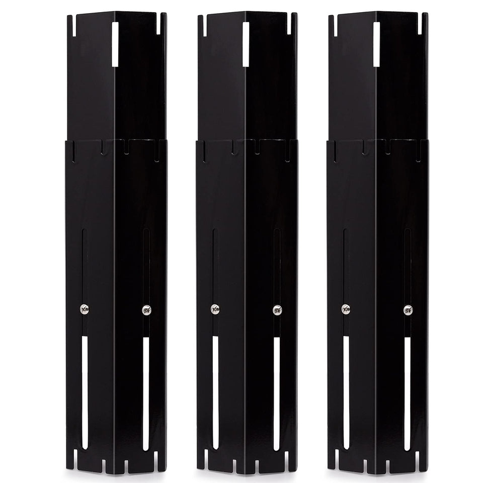 Adviace universal heat plate assembly for flexible length fits many gas grills