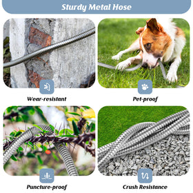 Advinski Garden Hose aluminum-coated connectors resist leaks