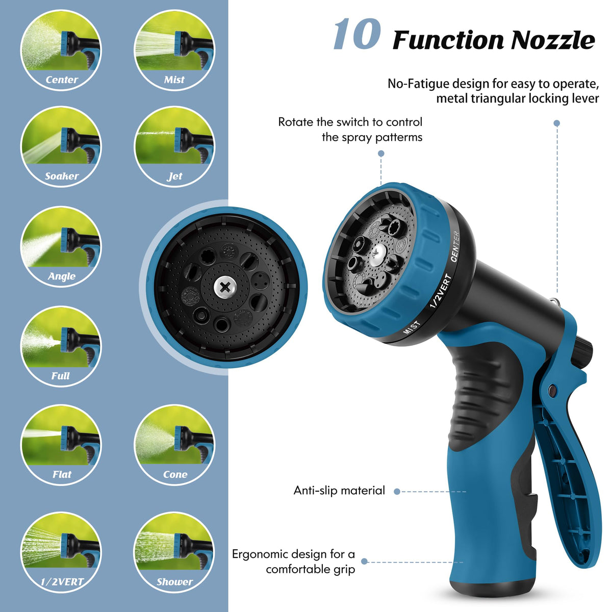 Advinski Garden Hose leak-proof connectors prevent leaks
