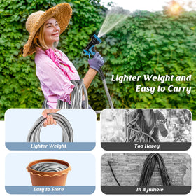 Advinski Garden Hose lightweight at 5.5 lbs for easy carry