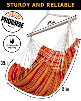 ADVOKAIR hammock chair side pocket keeps phone and water within reach