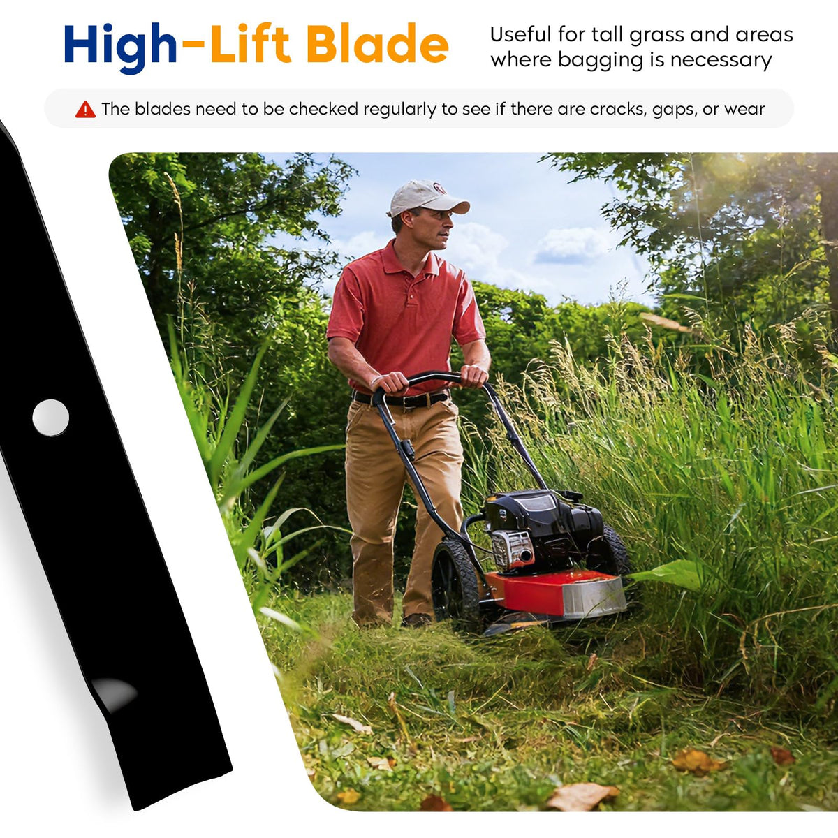 Aeagle blades demonstrating efficient grass lift and cut on a 60-inch mower