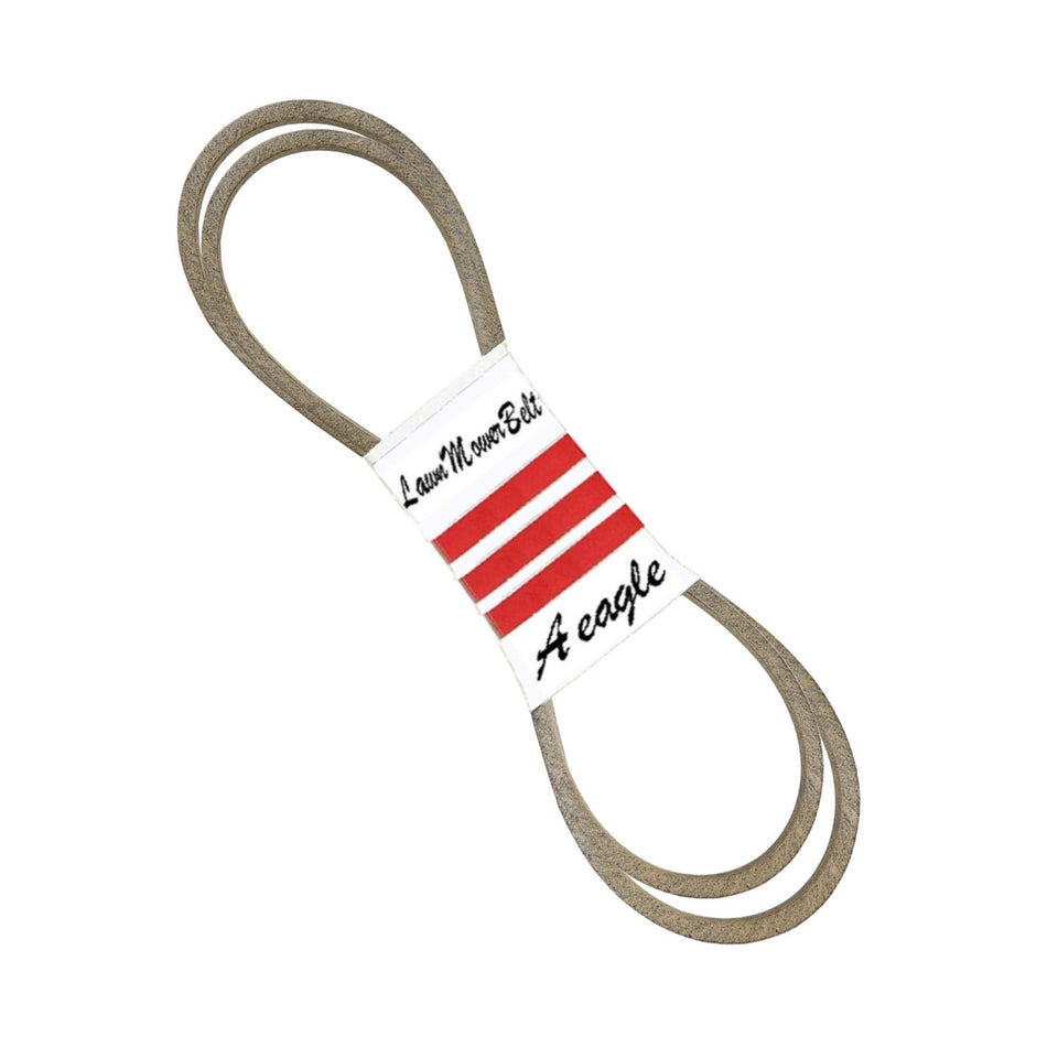 Aeagle deck belt closeup highlights aramid durability for heavy-duty lawn care
