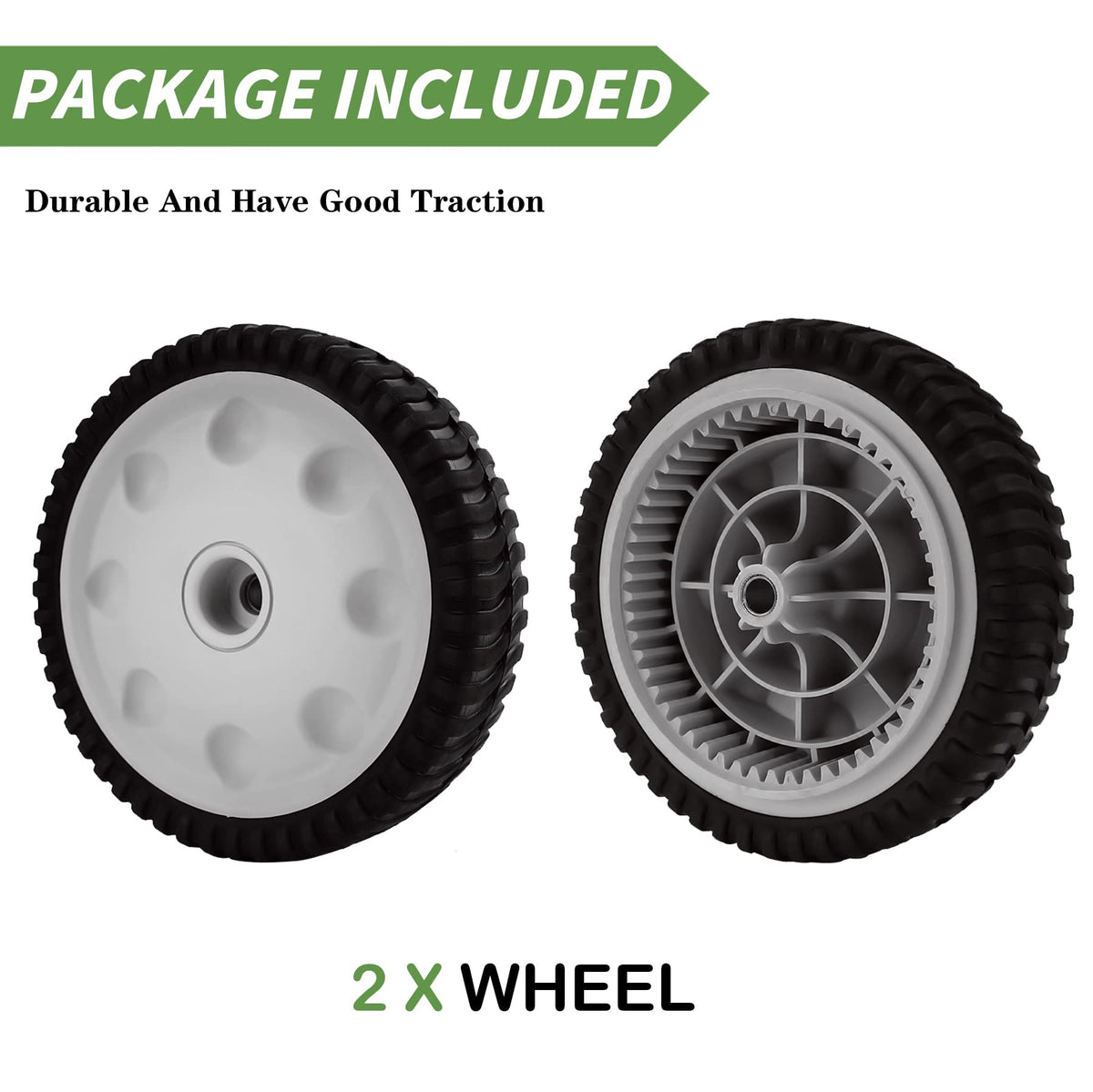 Aeagle front drive wheel replacement restores smooth maneuverability.