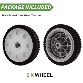 Aeagle front drive wheel replacement restores smooth maneuverability.