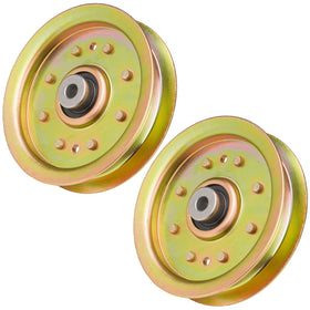 Aeagle flat idler pulley 2-pack ready for quick mower belt replacement and reliable performance.
