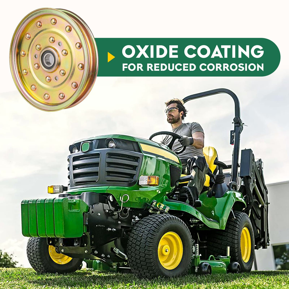 Aeagle two-pack idler pulley kit reduces downtime with ready replacement.