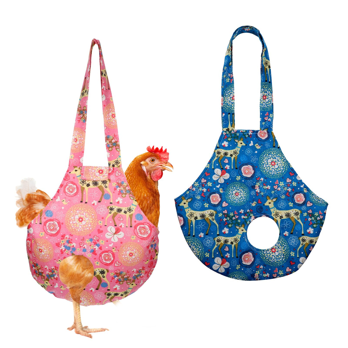 Aeaocvo chicken carrier bag front view highlighting durable canvas for transport