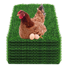 AEFPOYMXU Nesting Pad grass texture provides soft comfort and easy cleaning for nests.