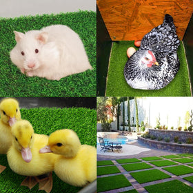AEFPOYMXU Nesting Pad thick grass fibers give a soft, protective underfoot feel.