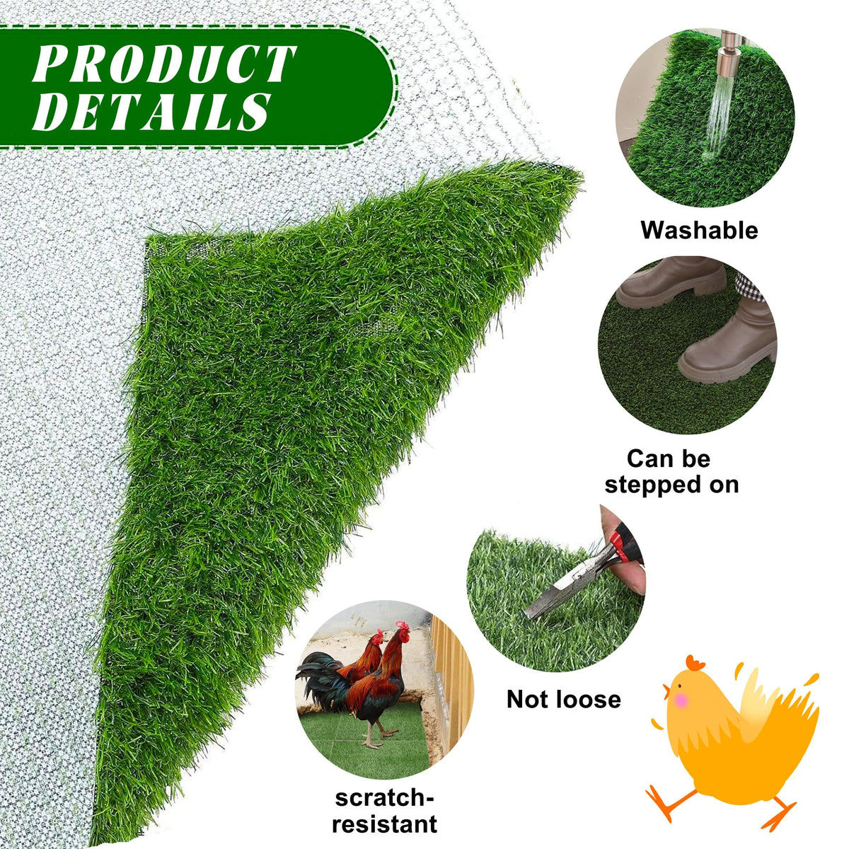 AEFPOYMXU Nesting Pad with TPU backing ensures durability and quick wipe-down.