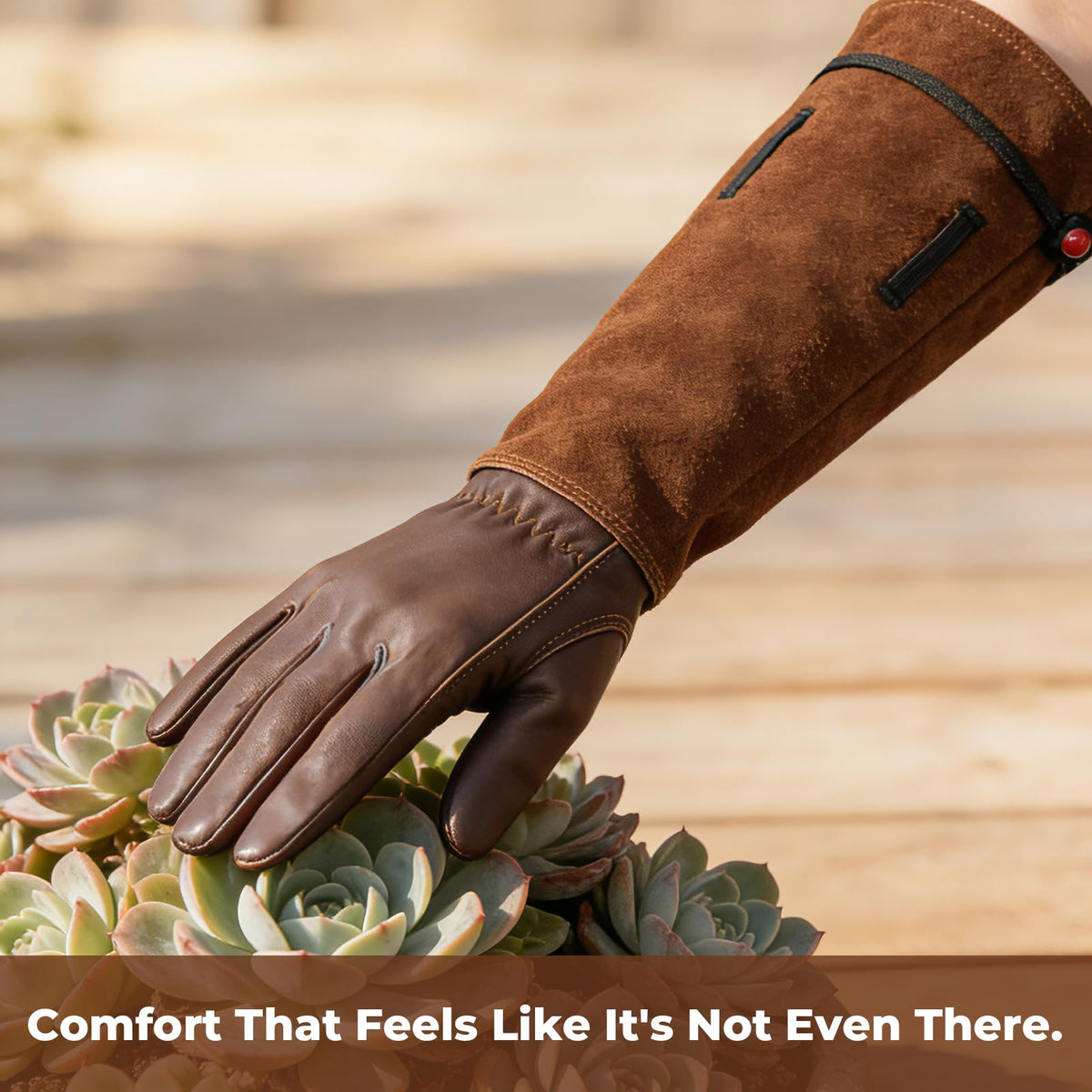 Aegend durable cowhide gloves built to last through gardening