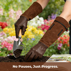 Aegend gloves feature forearm protection for shielded gardening