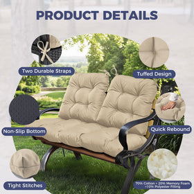 Aegisun cushion non-slip base keeps cushions securely in place.