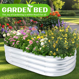 AEIMIJPQ galvanized steel construction offers long-lasting garden performance.