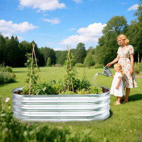 AEIMIJPQ spacious 120x60 cm frame fits patios and yards.