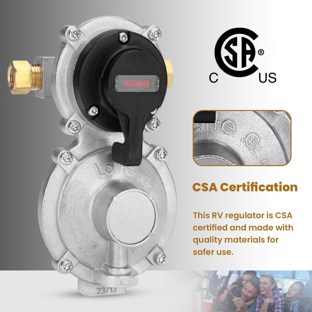 Aekops 1/4-inch inverted flare inlet for secure, leak-resistant supply.