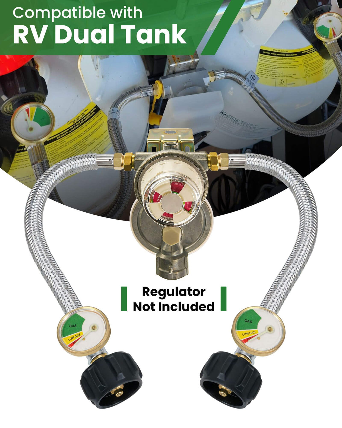 Aekops 2-pack RV propane hose for extra setups