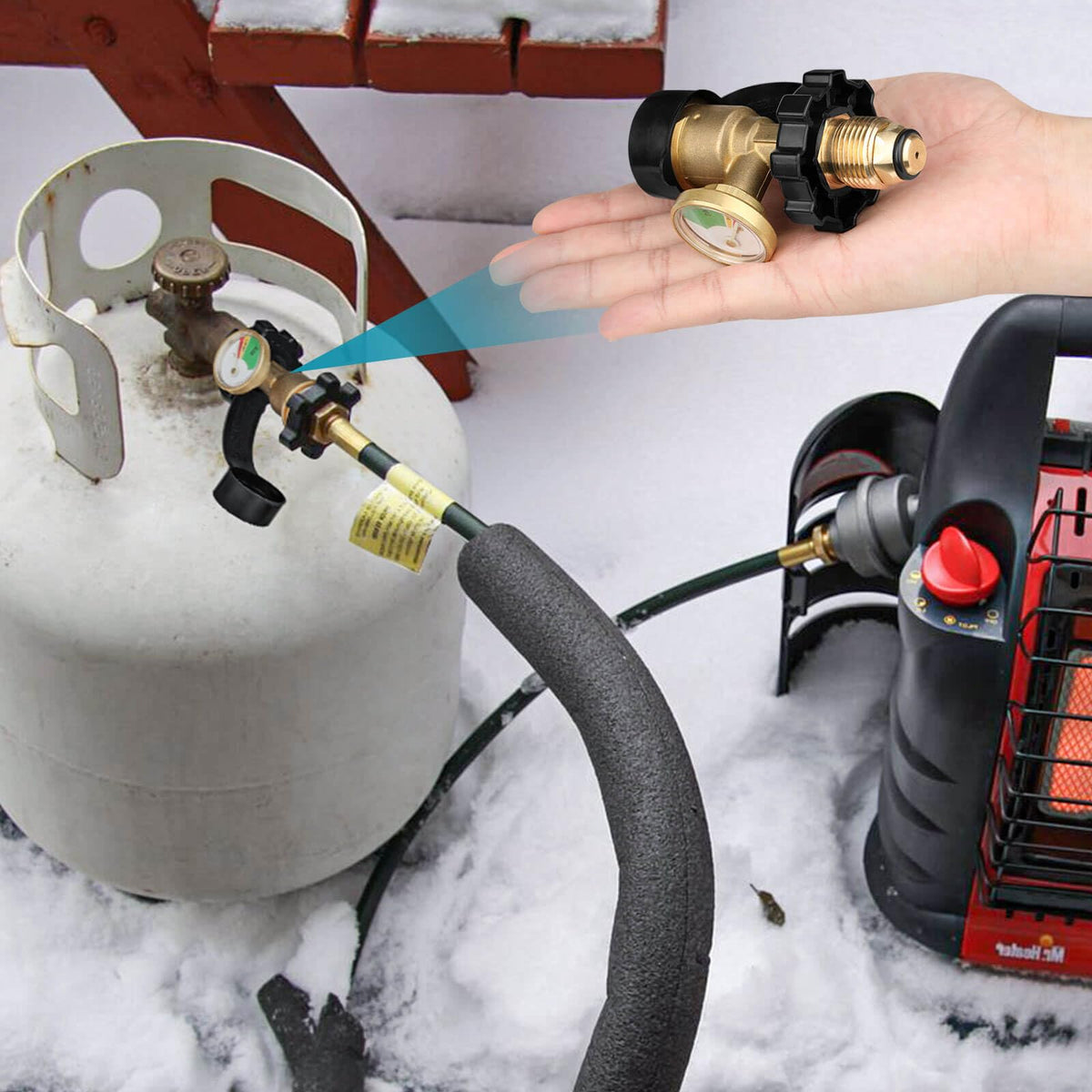 Solid brass construction resists weather and temperature changes for longevity.