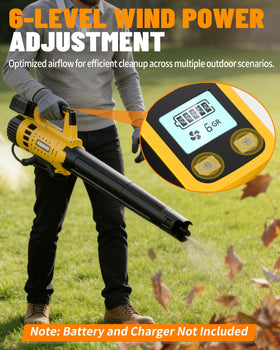 Cordless design offers outdoor flexibility and easy storage.