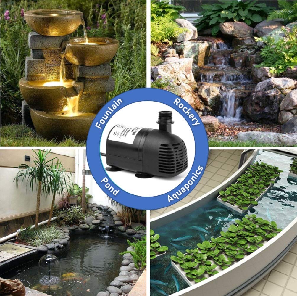 AEO WP501210 hydroponics setup demonstrating versatile water circulation