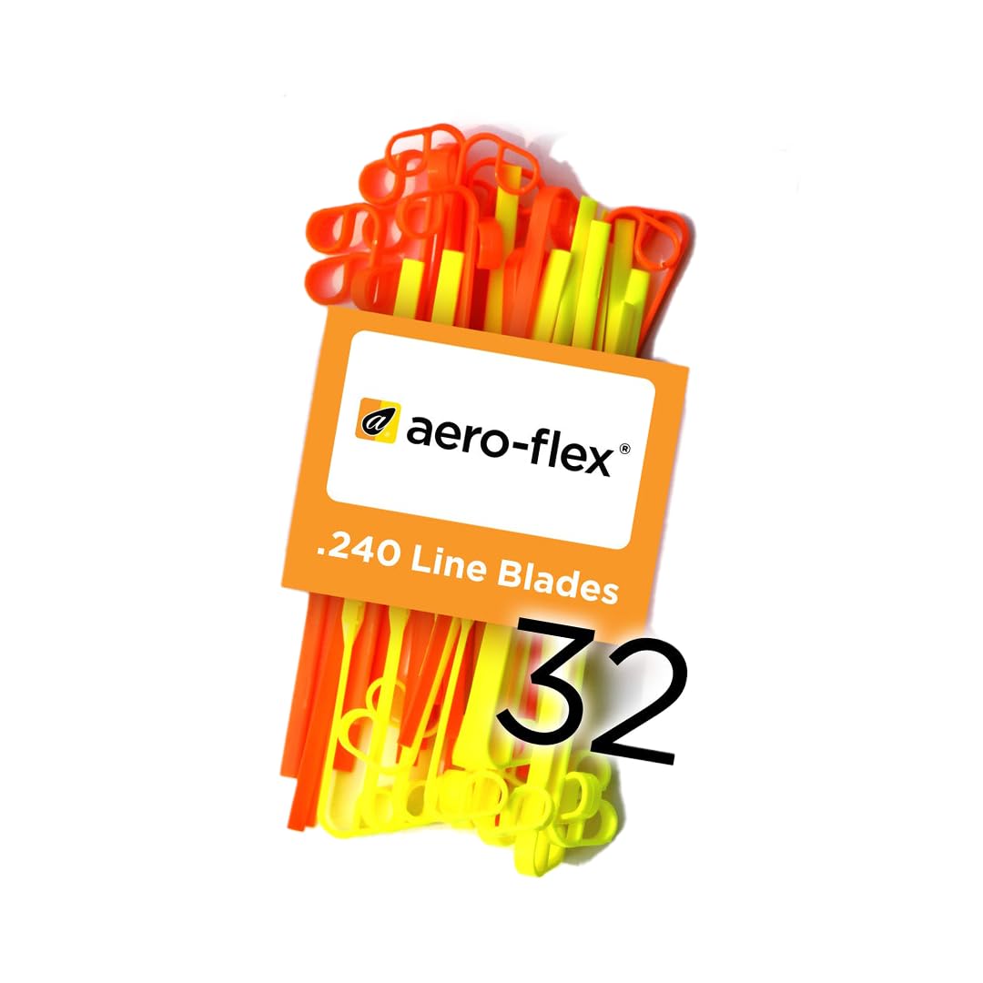 Aero-Flex premium blades shown at angle view for precise trimming