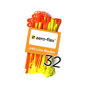 Aero-Flex premium blades shown at angle view for precise trimming