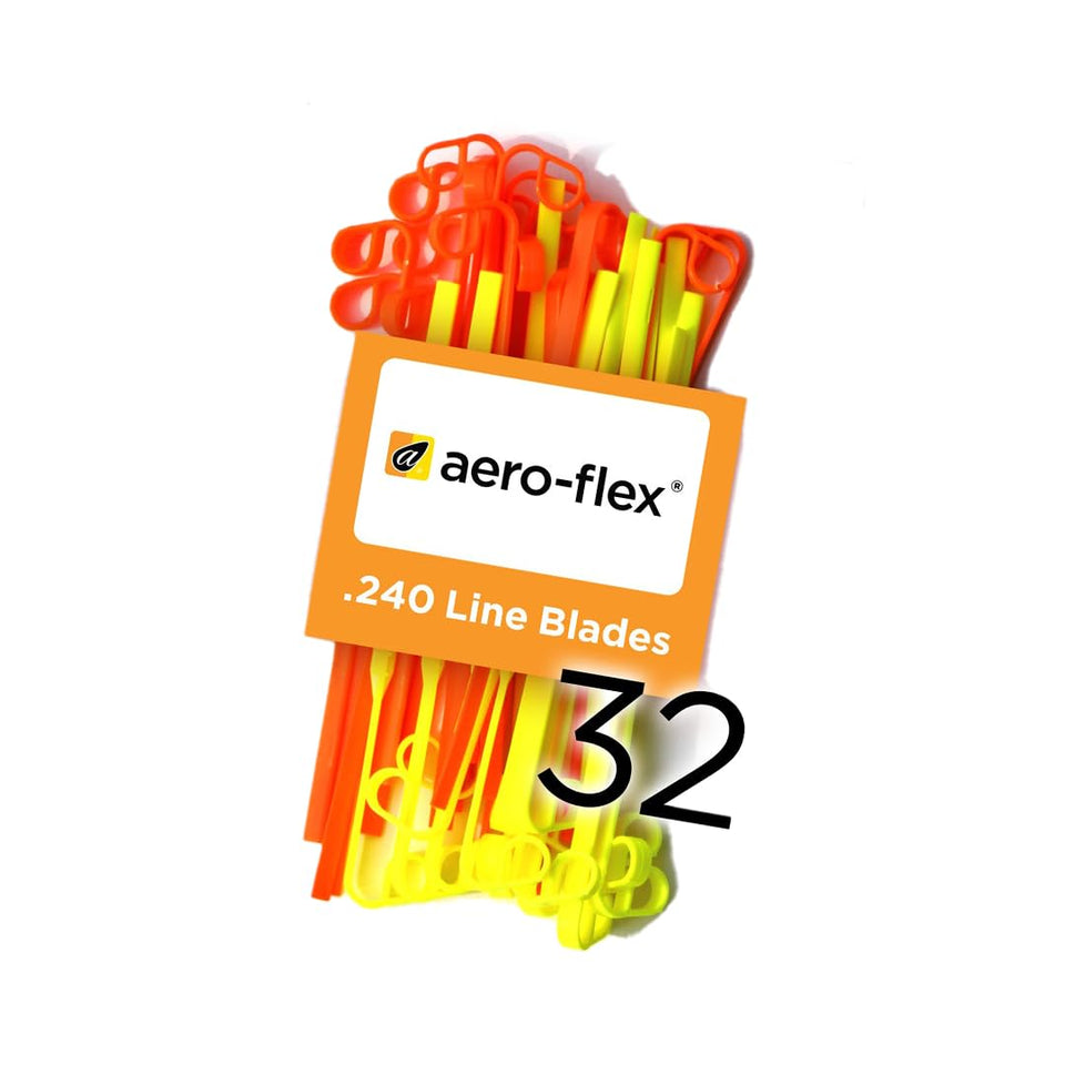 Aero-Flex premium blades shown at angle view for precise trimming