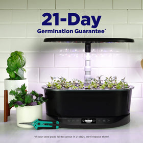 AeroGarden Bounty Basic grow deck provides extra space for varied plants