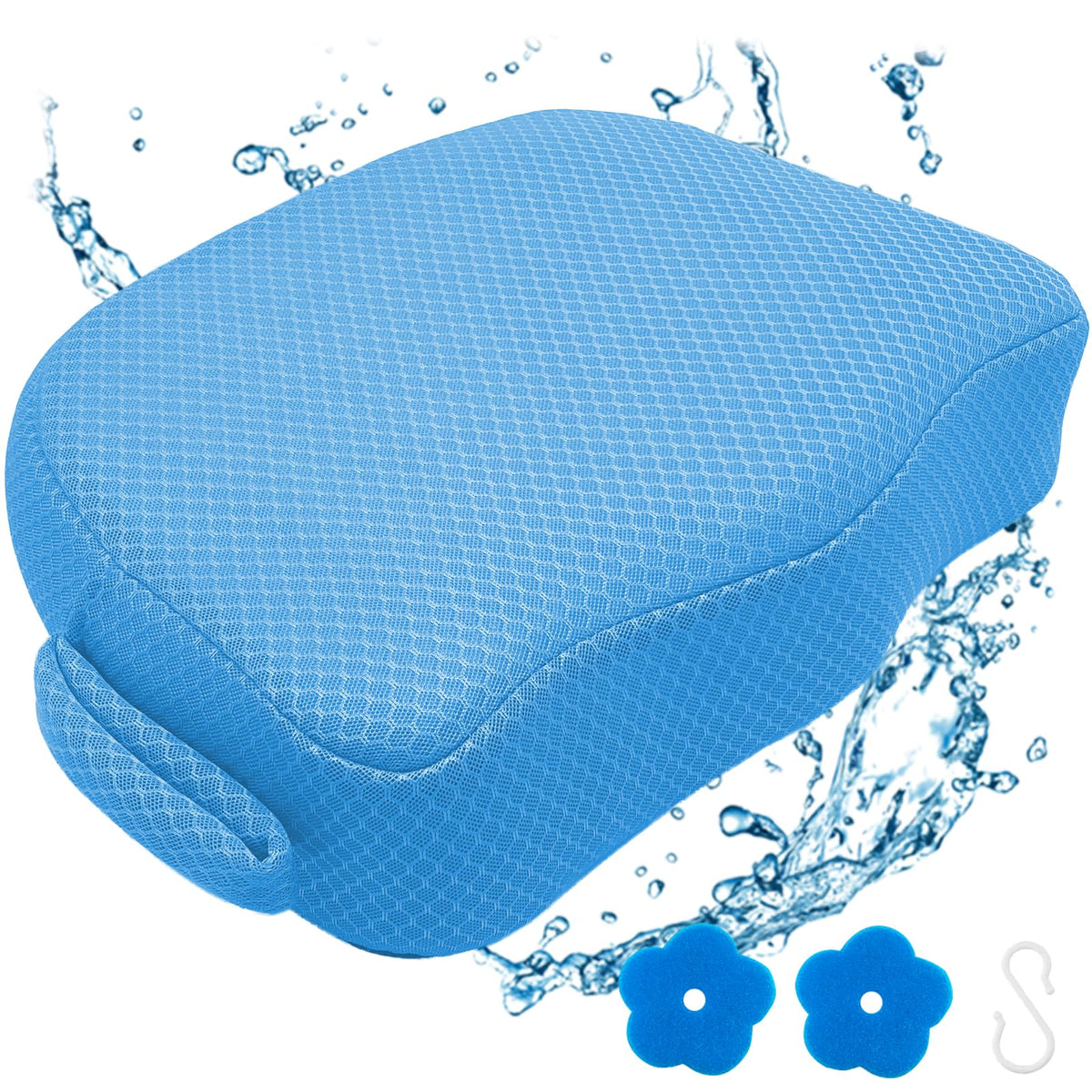 AEROiVi hot tub booster seat with 5inch pillow elevates seating for easy spa viewing