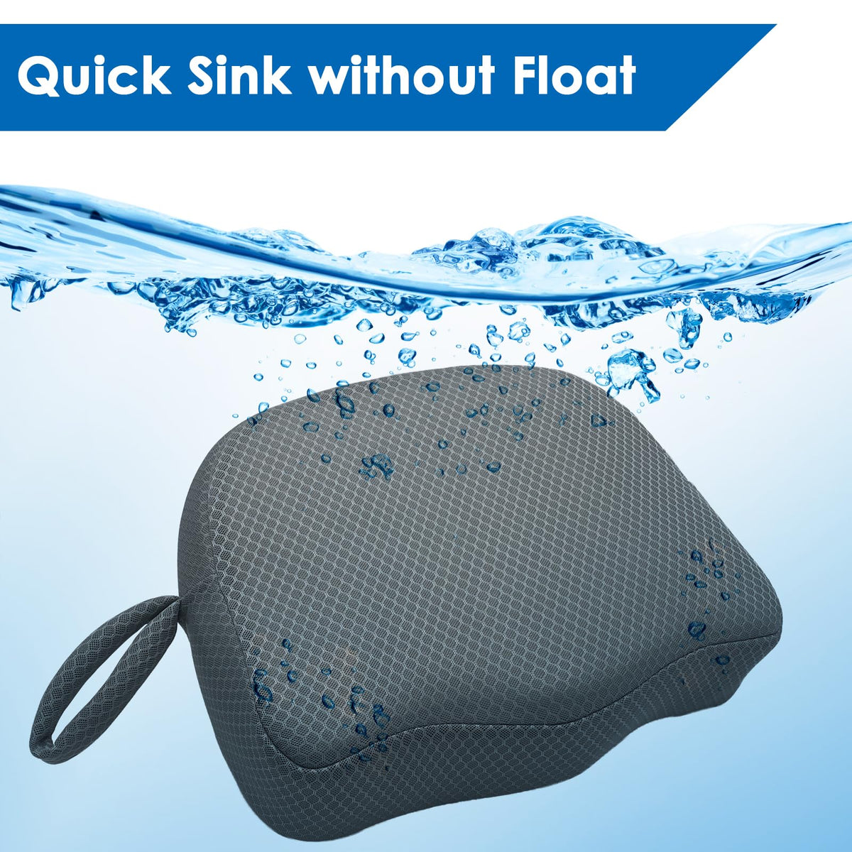 AEROiVi 3D mesh booster seat dries quickly after spa sessions