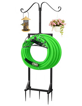 AESOME garden hose holder base keeps hoses stable in any yard.