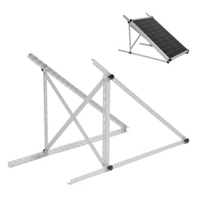 AeternaSol 45-inch brackets secure a solar panel on a sturdy roof.