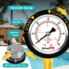 IP67 waterproof window maintaining clear readings in rain or splashes