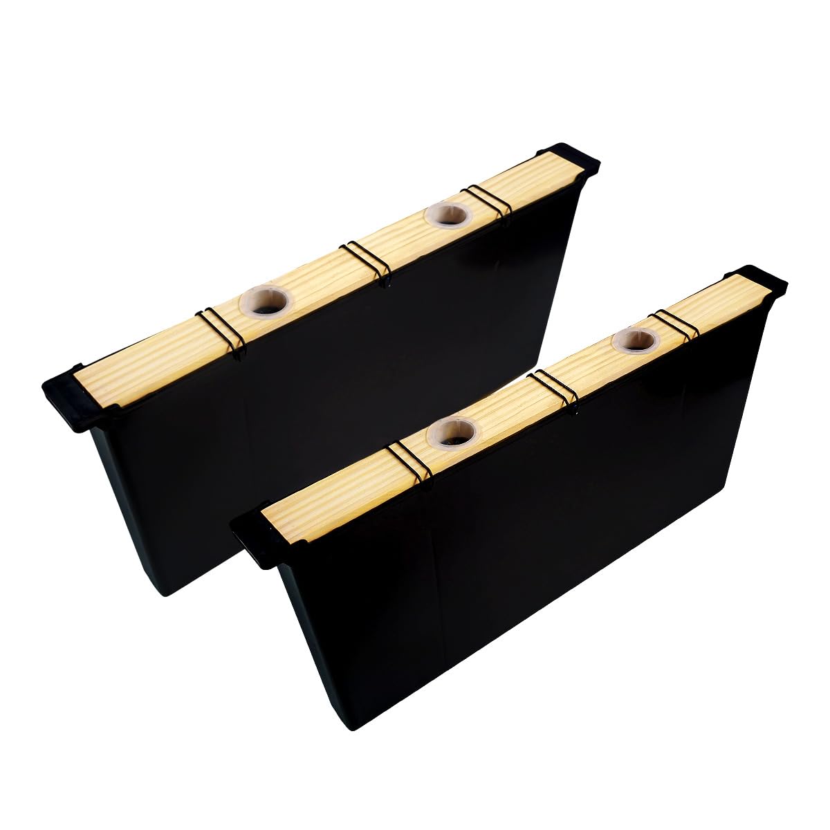 Aetwhy 2-pack 3.5L bee feeder front view showing frame fit and nutrition aid