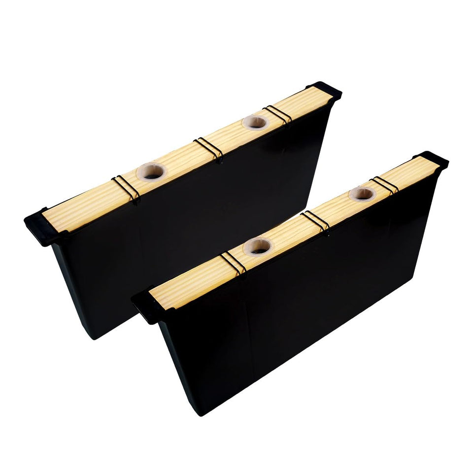 Aetwhy 2-pack 3.5L bee feeder front view showing frame fit and nutrition aid