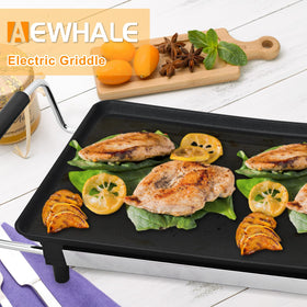 AEWHALE removable drip tray collects excess oil for cleaner cooking