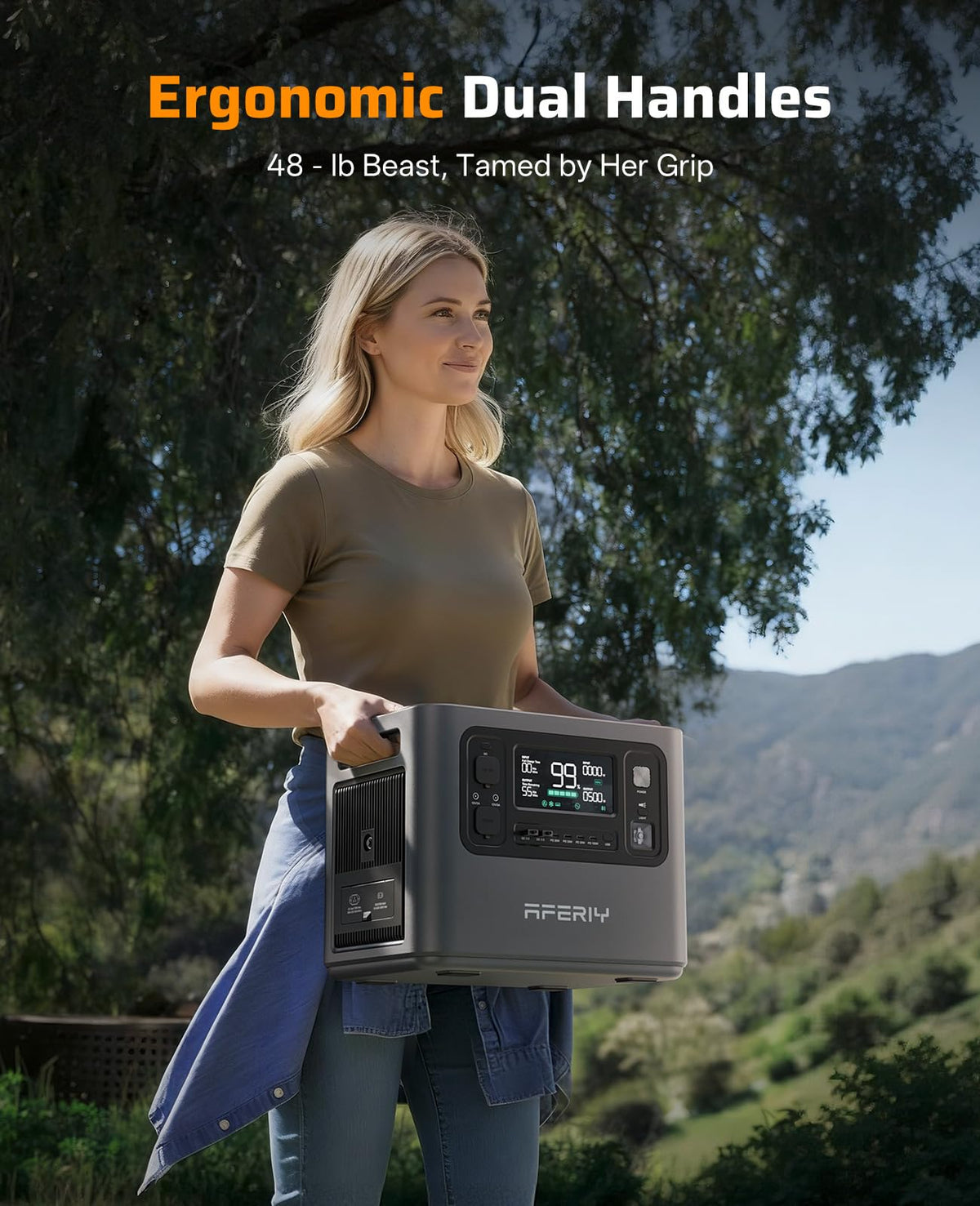 AFERIY P210 app management puts energy control at your fingertips.