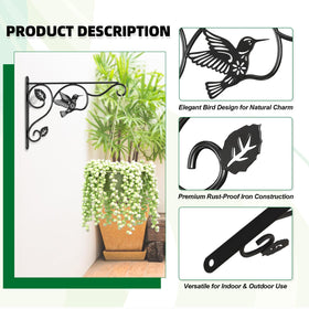 Aftermat 3D black bird decor adds natural charm to gardens.