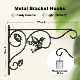 Aftermat indoor-outdoor wall hangers blend with decor while holding wind chimes.